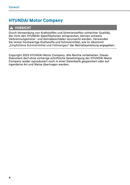 2026 Hyundai Santa Fe PHEV Owner's Manual | German