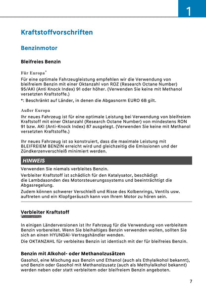2026 Hyundai Santa Fe PHEV Owner's Manual | German