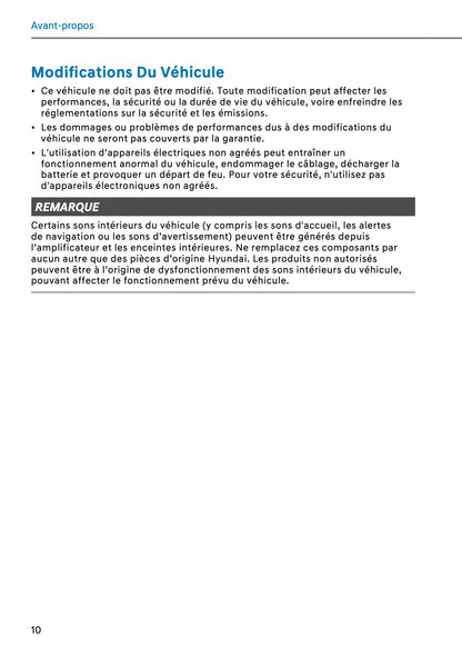 2026 Hyundai Santa Fe PHEV Owner's Manual | French