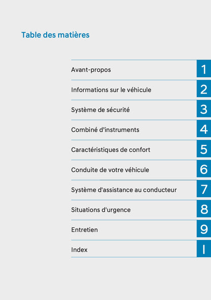 2025-2026 Hyundai Tucson/Tucson Hybrid Owner's Manual | French