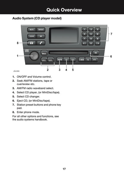 2005 Jaguar XJ Owner's Manual | English US
