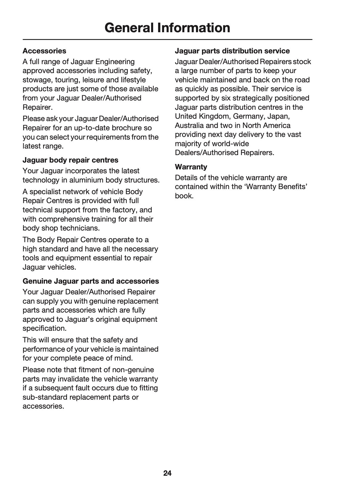 2005 Jaguar XJ Owner's Manual | English US