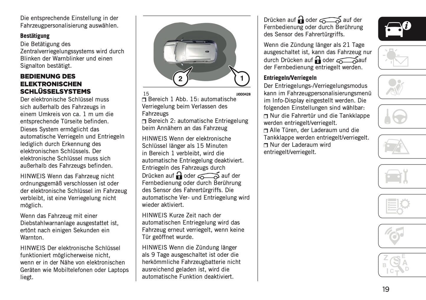 2023-2024 Jeep Avenger Bedienungsanleitung | Deutsch