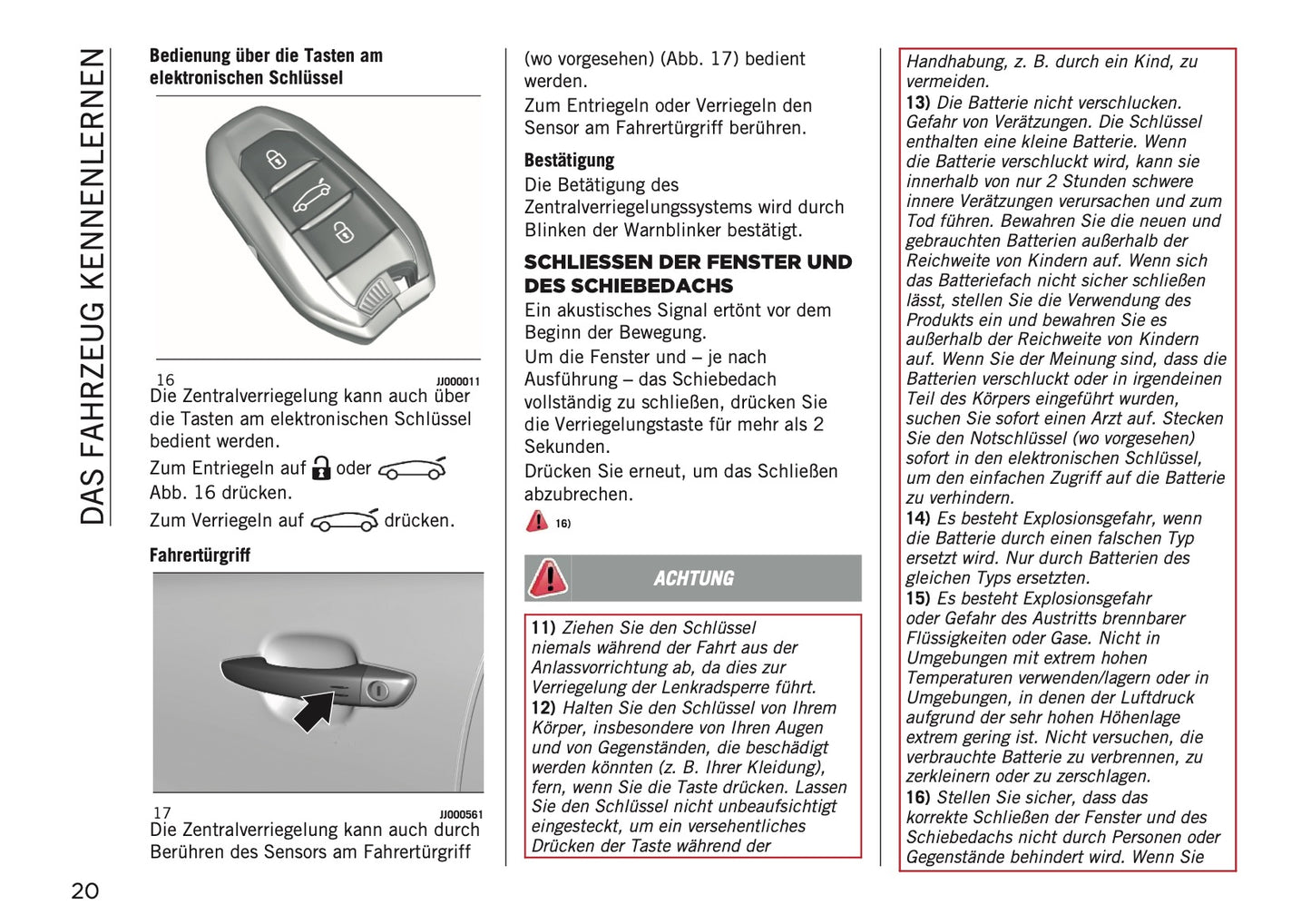 2023-2024 Jeep Avenger Bedienungsanleitung | Deutsch