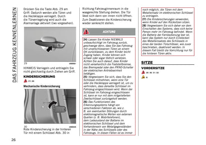 2023-2024 Jeep Avenger Bedienungsanleitung | Deutsch