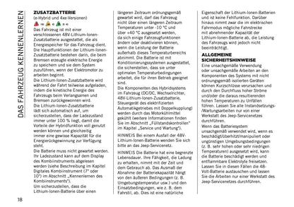 2025 Jeep Avenger Bedienungsanleitung | Deutsch