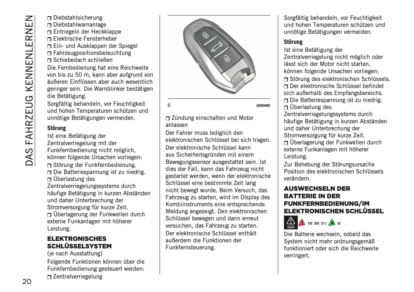 2025 Jeep Avenger Bedienungsanleitung | Deutsch