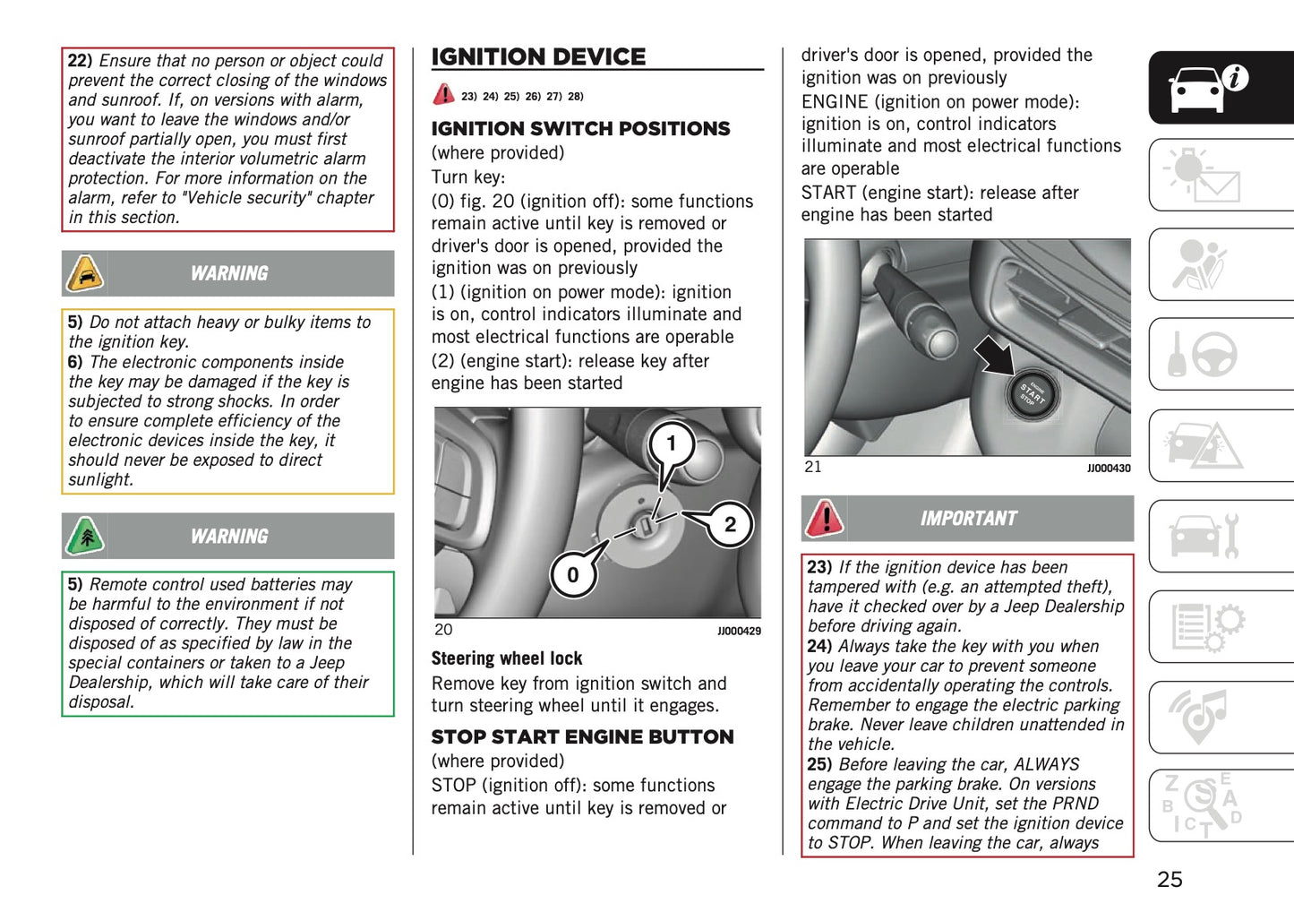 2025-2026 Jeep Avenger Owner's Manual | English