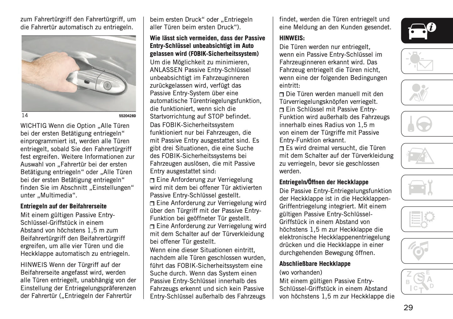 2024-2025 Jeep Compass Owner's Manual | German