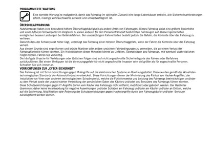 2024-2025 Jeep Compass Owner's Manual | German