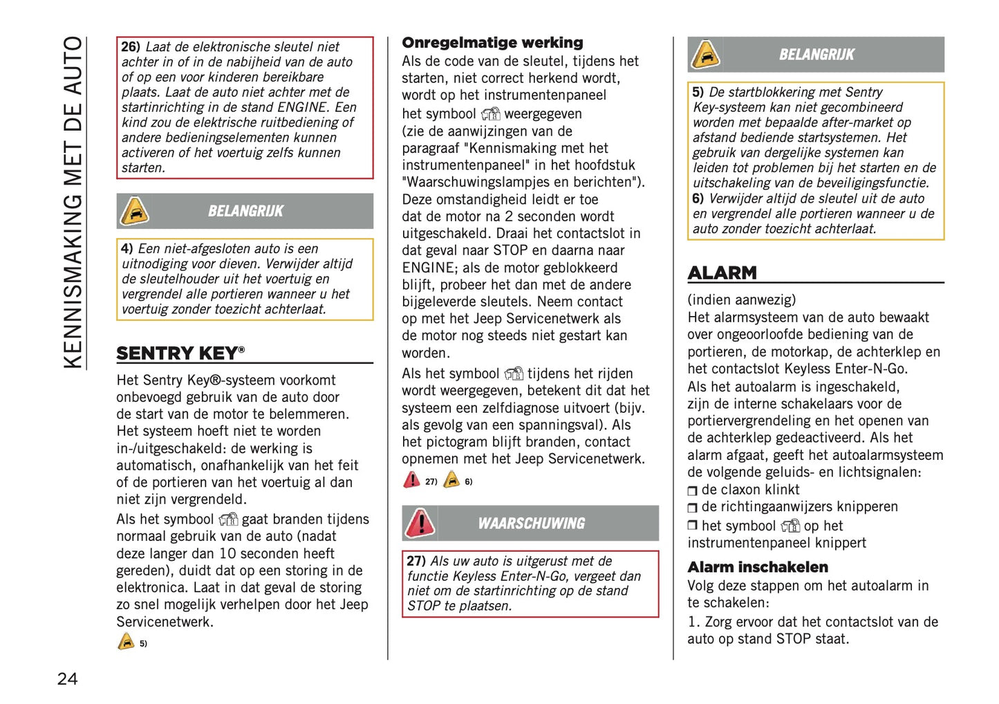 2024-2025 Jeep Compass Owner's Manual | Dutch