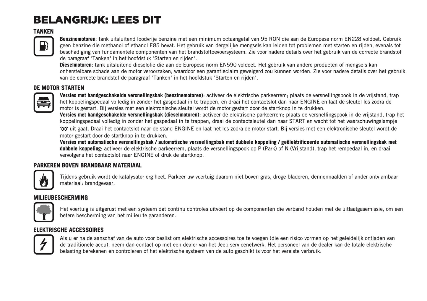 2024-2025 Jeep Compass Owner's Manual | Dutch