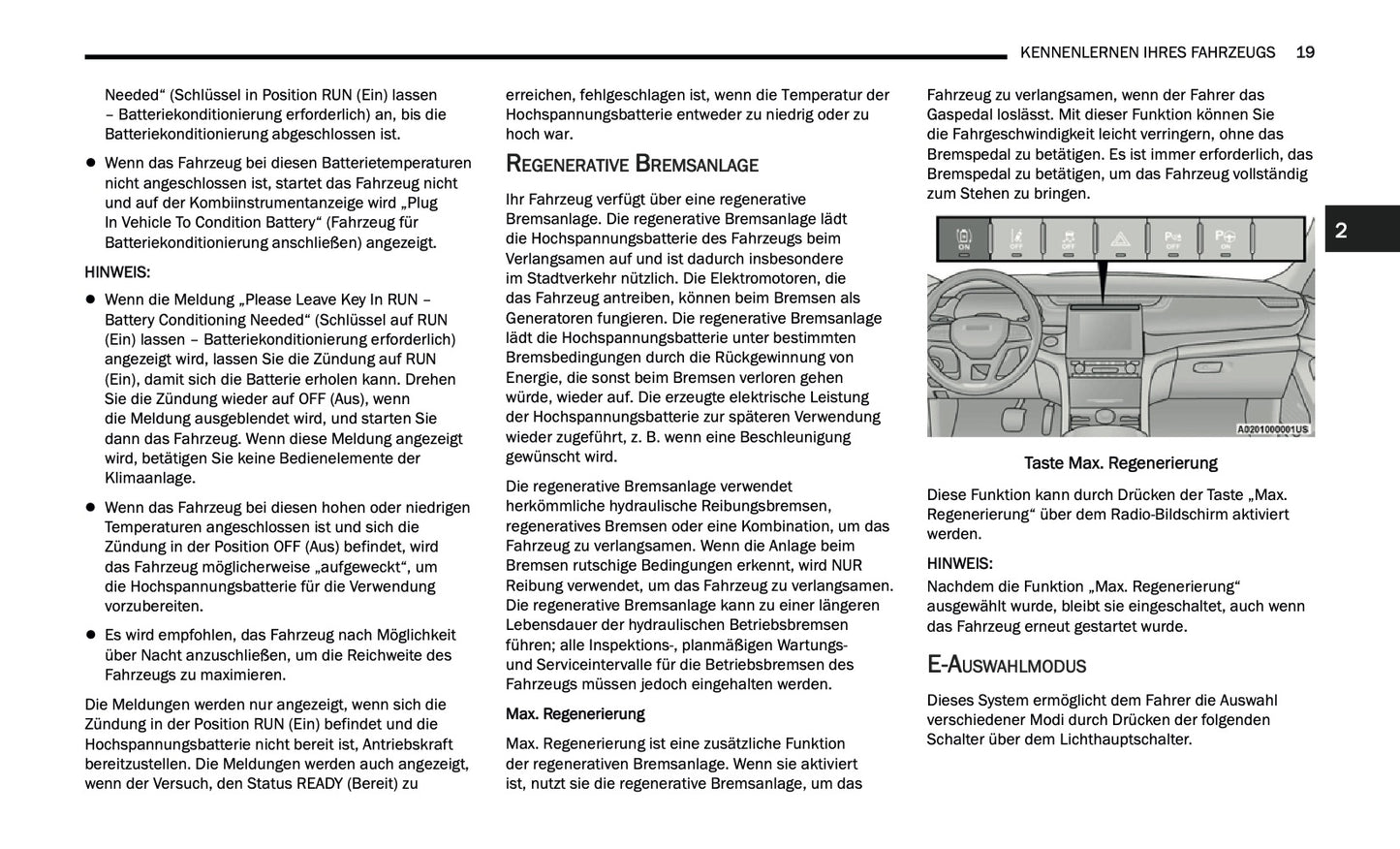 2024-2025 Jeep Grand Cherokee 4xe Bedienungsanleitung | Deutsch