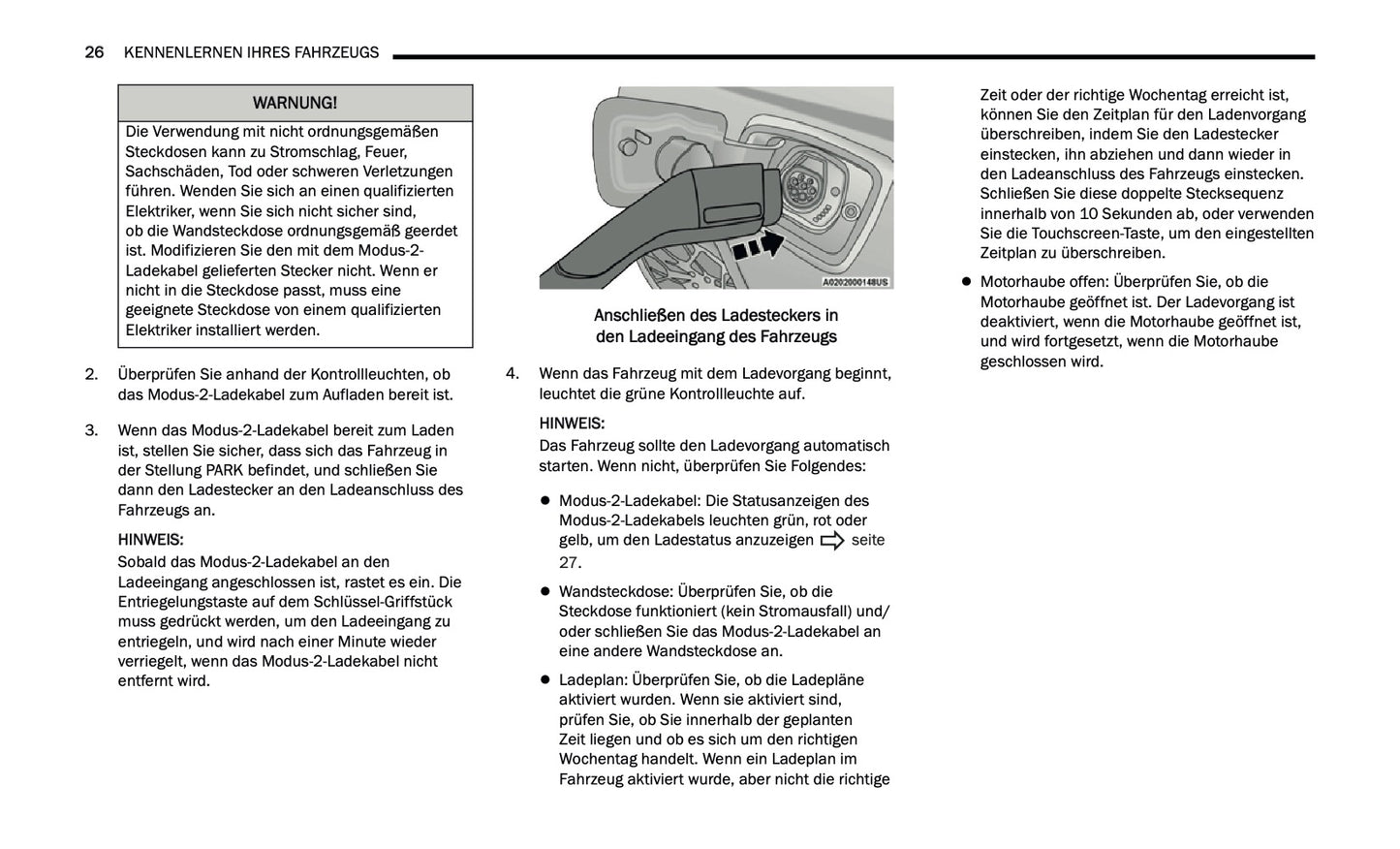 2024-2025 Jeep Grand Cherokee 4xe Bedienungsanleitung | Deutsch