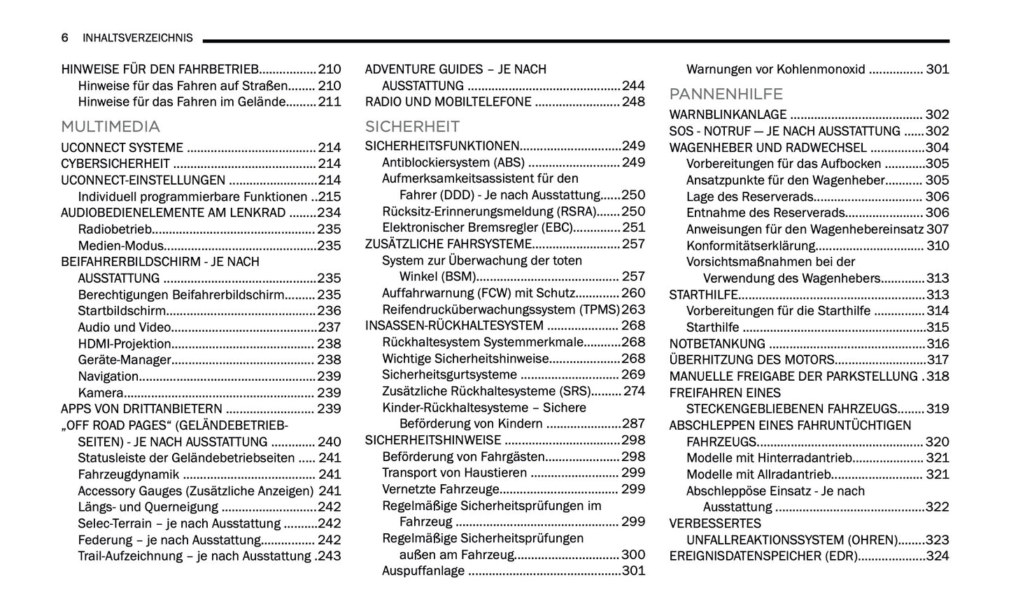 2024-2025 Jeep Grand Cherokee 4xe Bedienungsanleitung | Deutsch