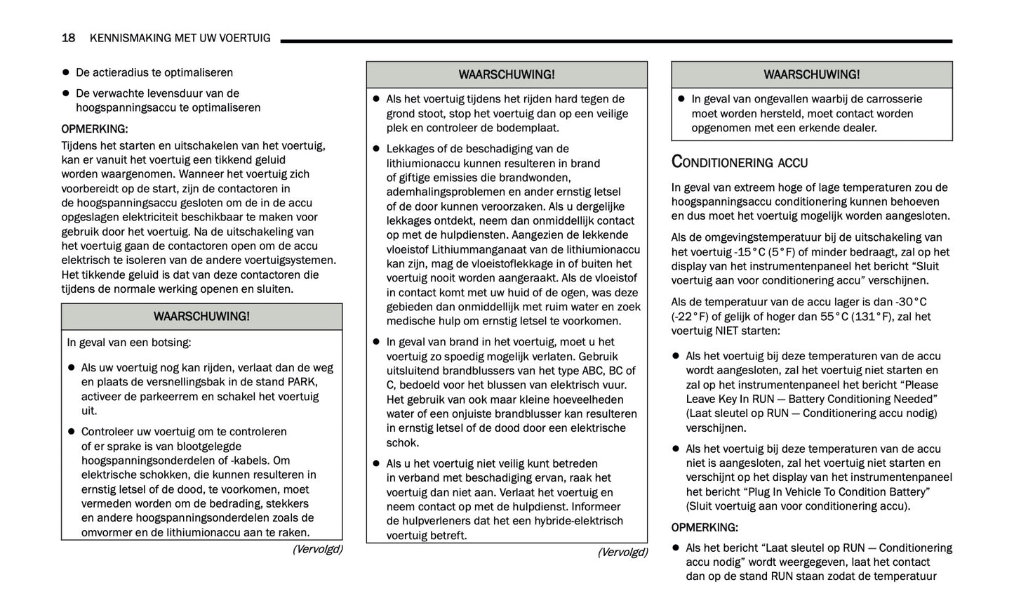 2024-2025 Jeep Grand Cherokee 4xe Owner's Manual | Dutch