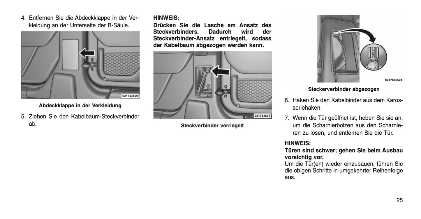 2015 Jeep Wrangler Bedienungsanleitung | Deutsch