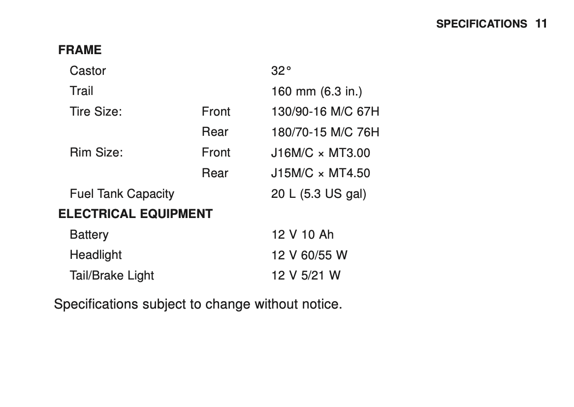 2012 Kawasaki Vulcan 900 Classic Owner's Manual | English