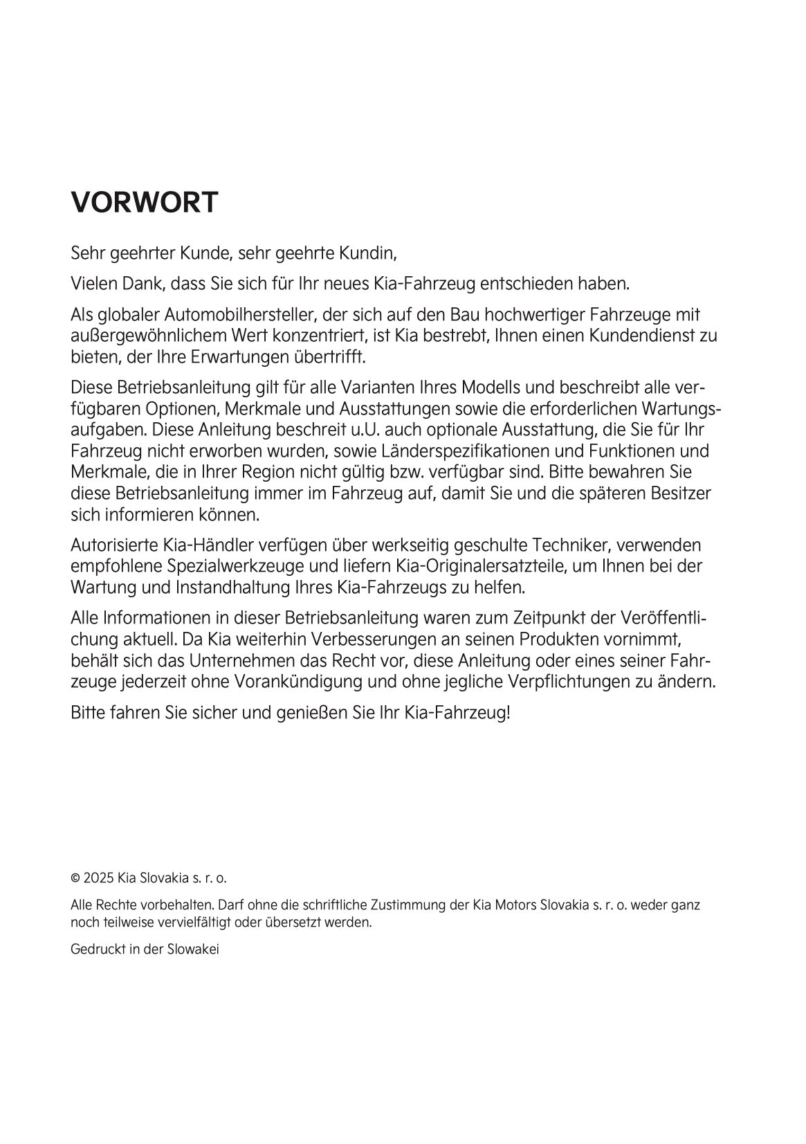 2026 Kia Sportage/Sportage Hybrid Bedienungsanleitung | Deutsch