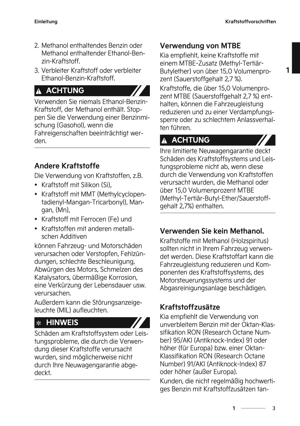 2026 Kia Sportage/Sportage Hybrid Bedienungsanleitung | Deutsch
