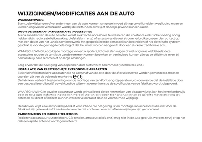 2024 Lancia Ypsilon Owner's Manual | Dutch