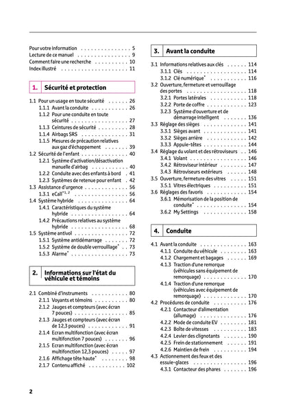 2025-2026 Lexus LBX Owner's Manual | French