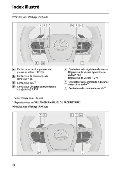2025-2026 Lexus LBX Owner's Manual | French
