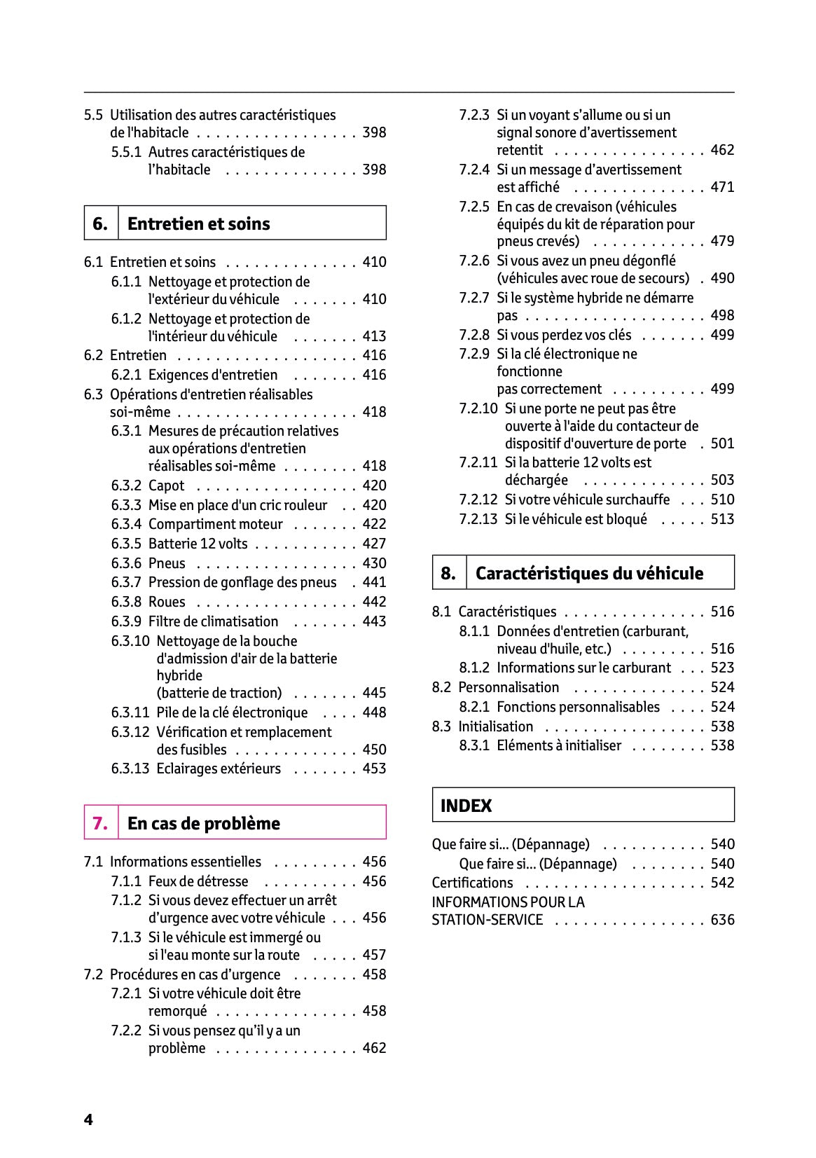 2025-2026 Lexus LBX Owner's Manual | French