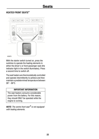 2002 Land Rover Defender Owner's Manual | English