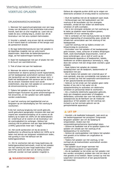 2025 Leapmotor C10 Owner's Manual | Dutch