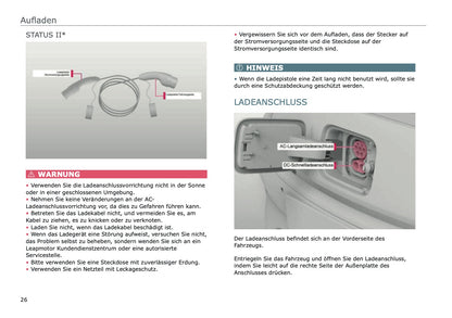 2025 Leapmotor T03 Bedienungsanleitung | Deutsch