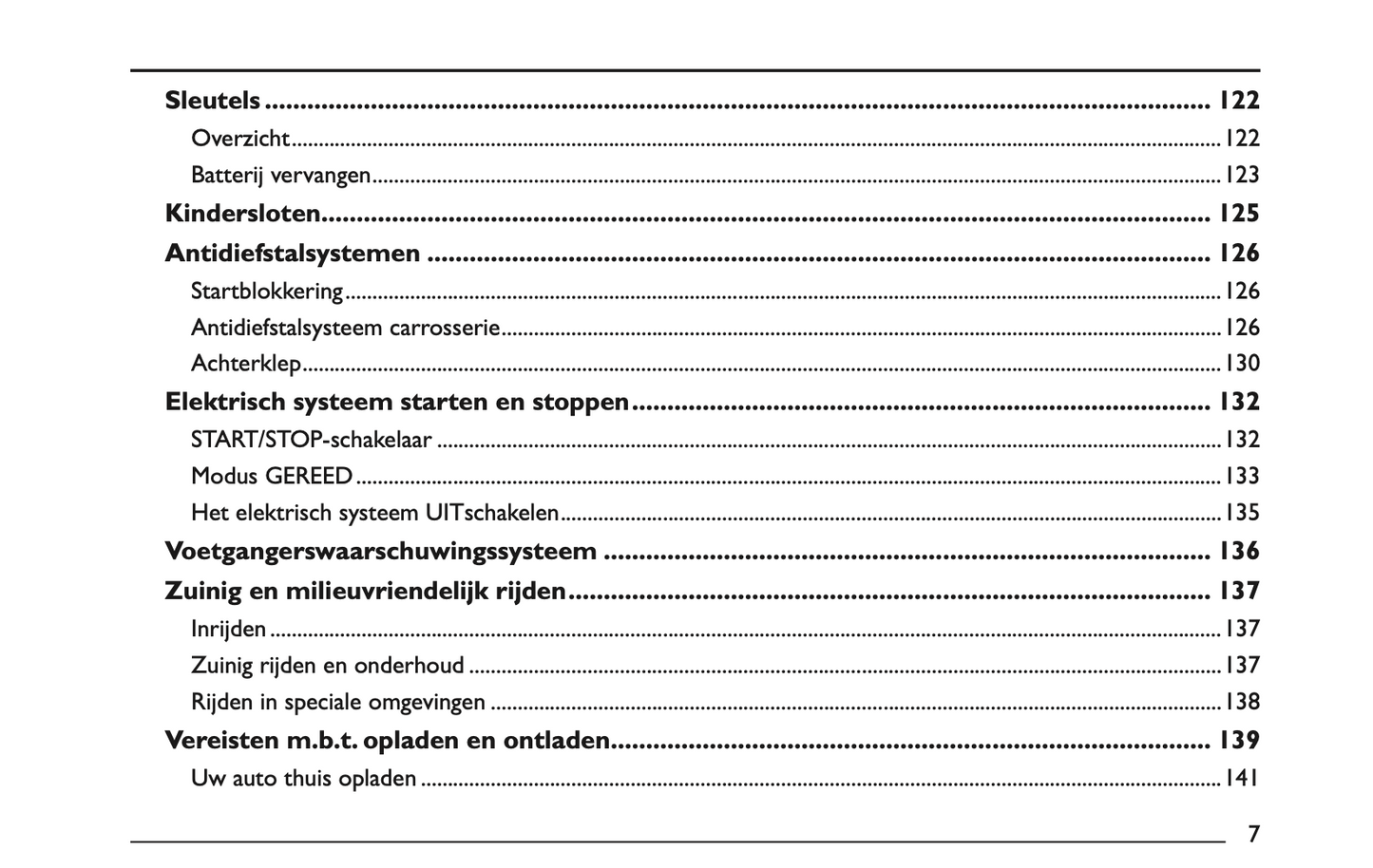 2022 MG MG5 Owner's Manual | Dutch