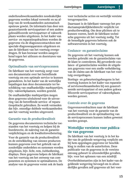 2025-2026 Mini Cooper Owner's Manual | Dutch