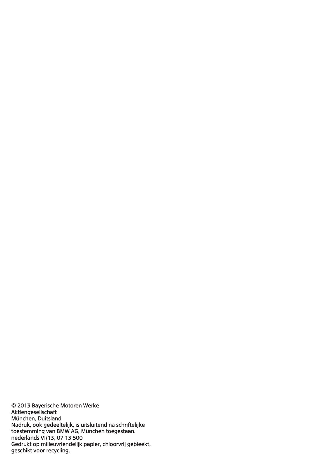 2013 Mini Countryman/Paceman Owner's Manual | Dutch