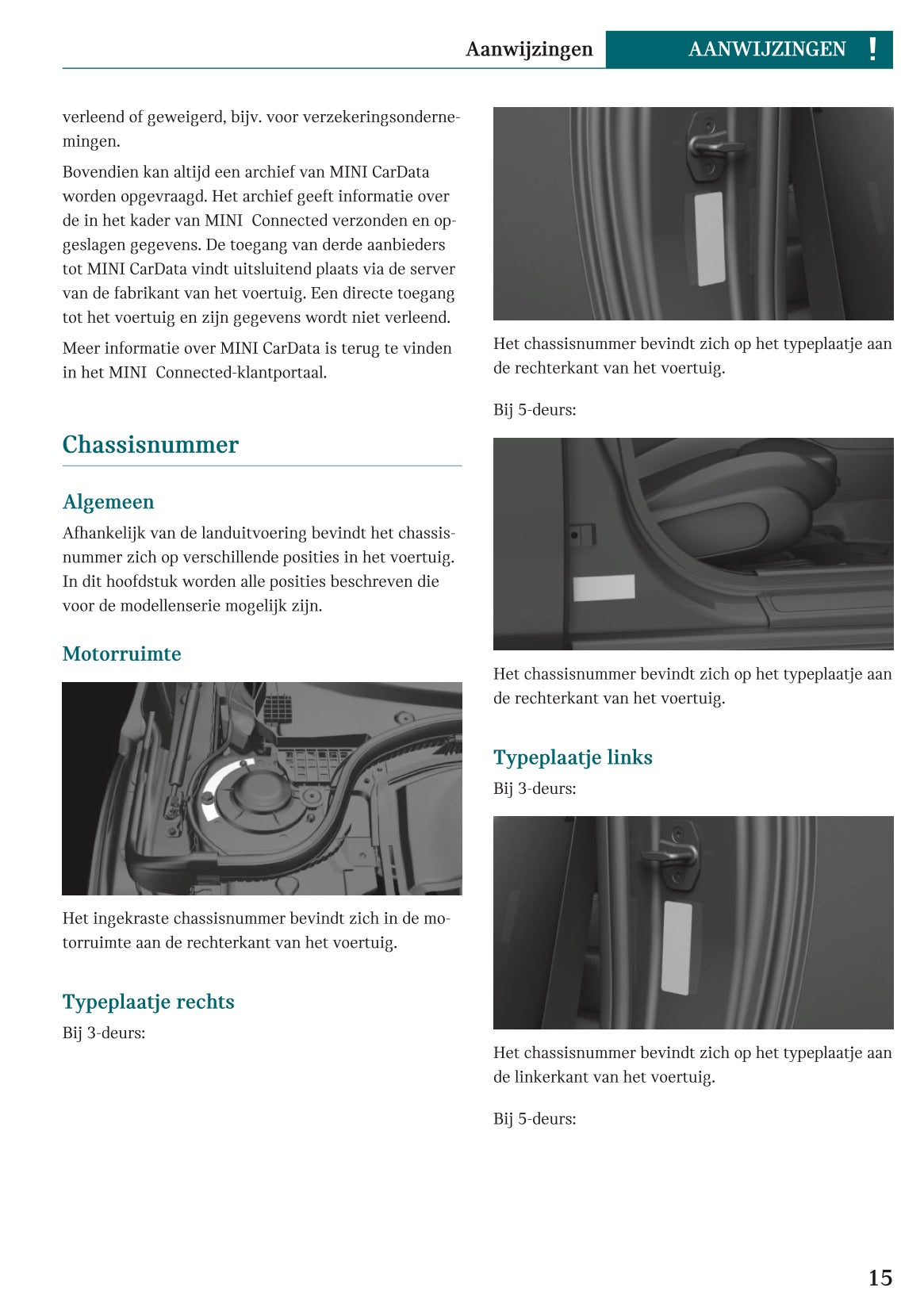 2022 Mini Countryman Owner's Manual | Dutch