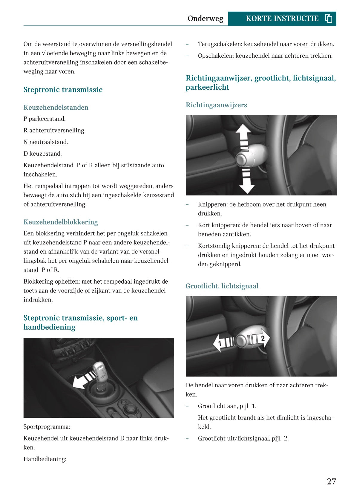 2022 Mini Countryman Owner's Manual | Dutch