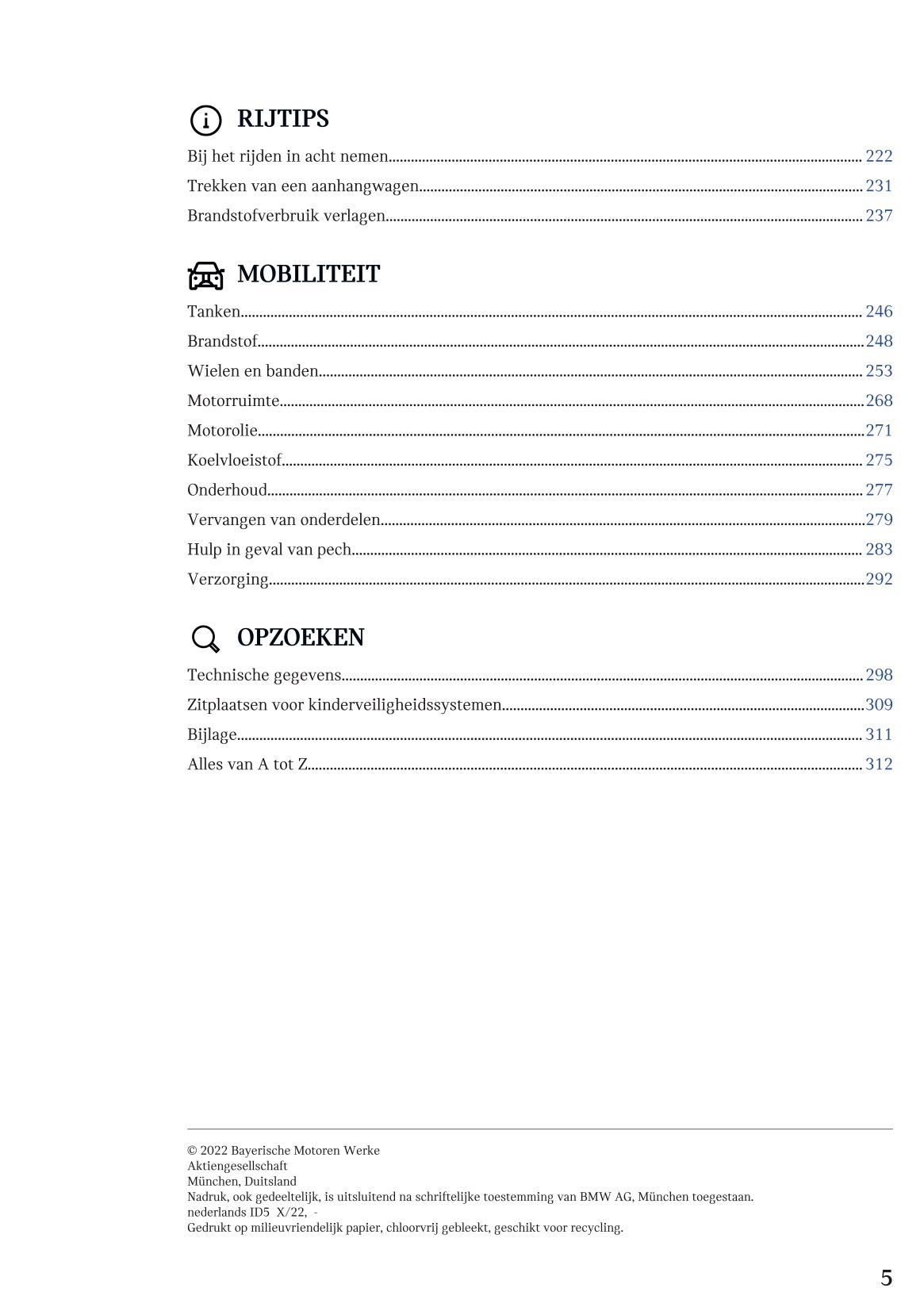 2022 Mini Countryman Owner's Manual | Dutch