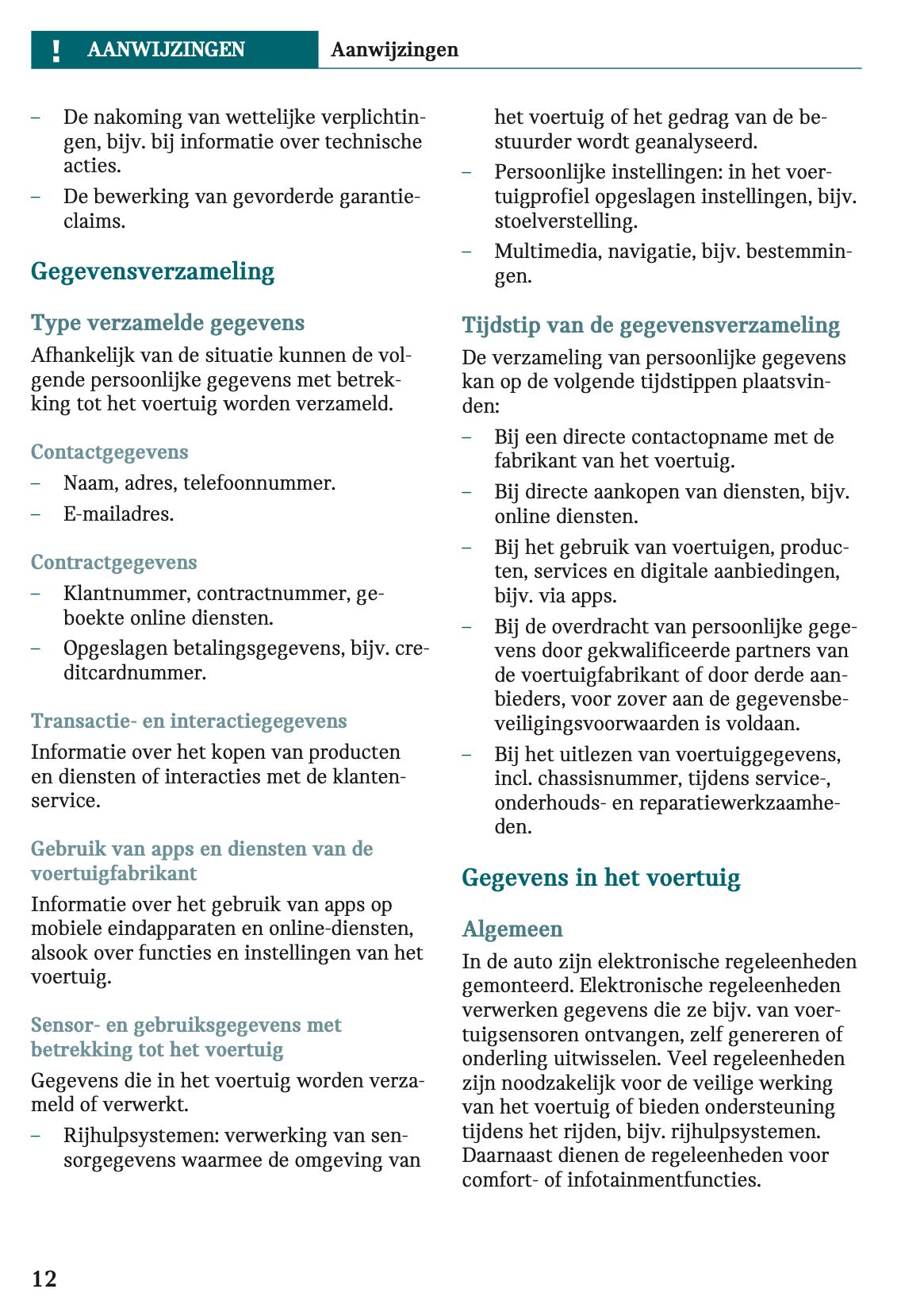 2024 Mini Countryman Owner's Manual | Dutch