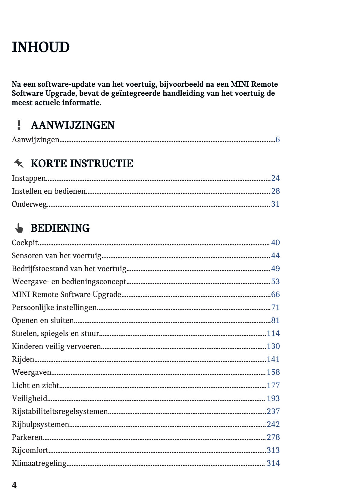 2024 Mini Countryman Owner's Manual | Dutch