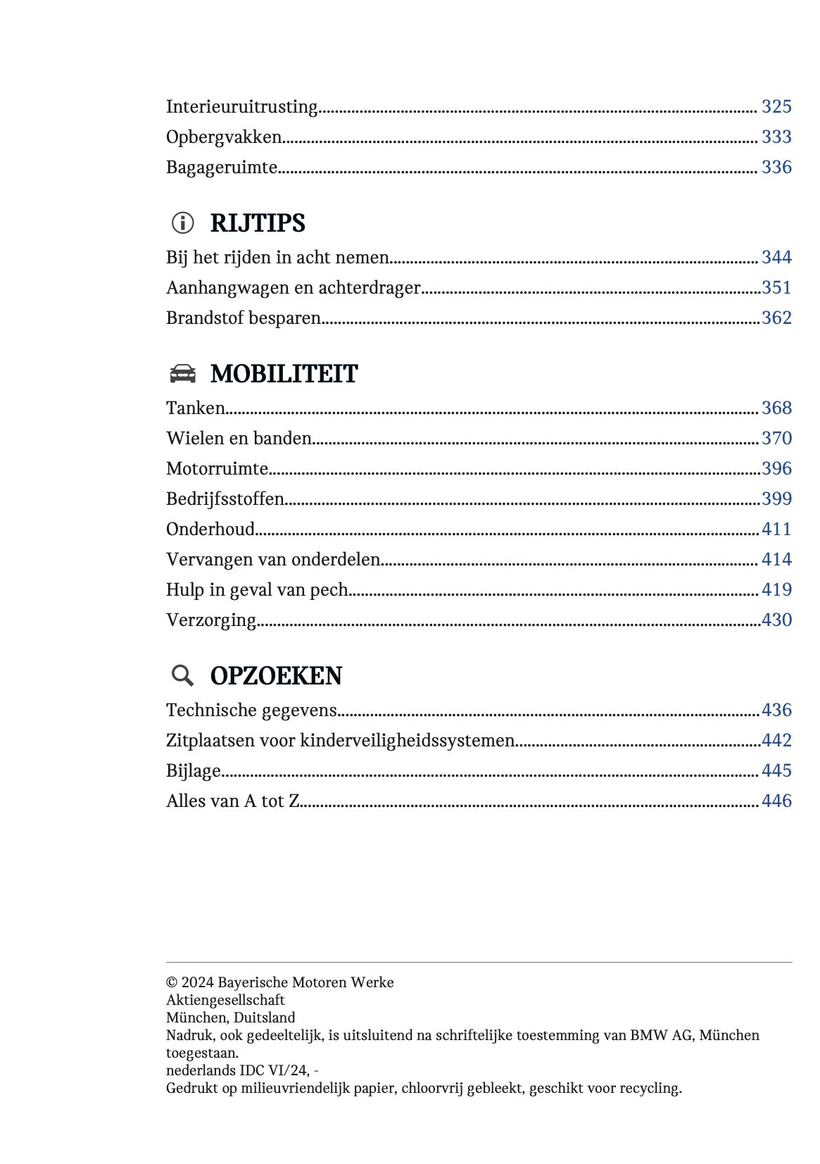 2024 Mini Countryman Owner's Manual | Dutch