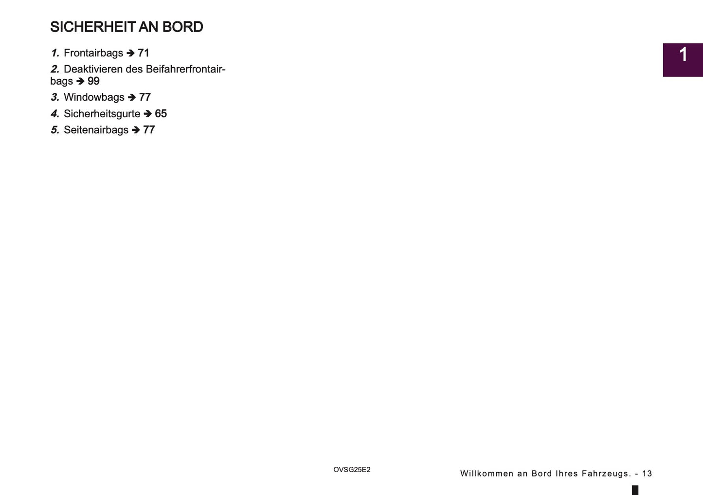2025 Mitsubishi ASX Bedienungsanleitung | Deutsch
