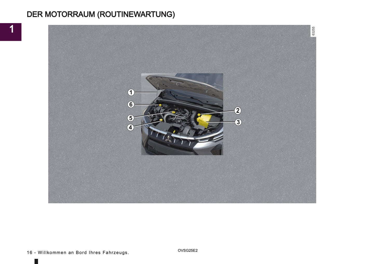 2025 Mitsubishi ASX Bedienungsanleitung | Deutsch