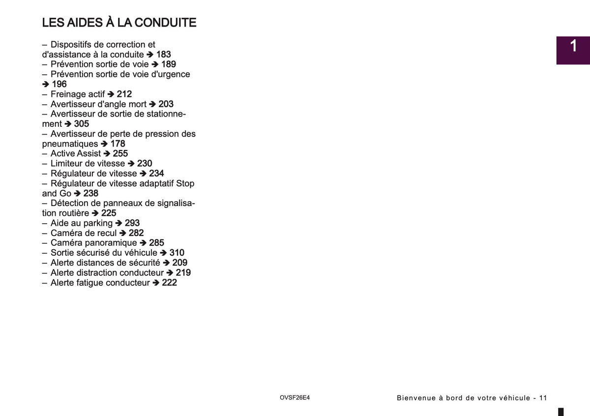 2026 Mitsubishi ASX Owner's Manual | French