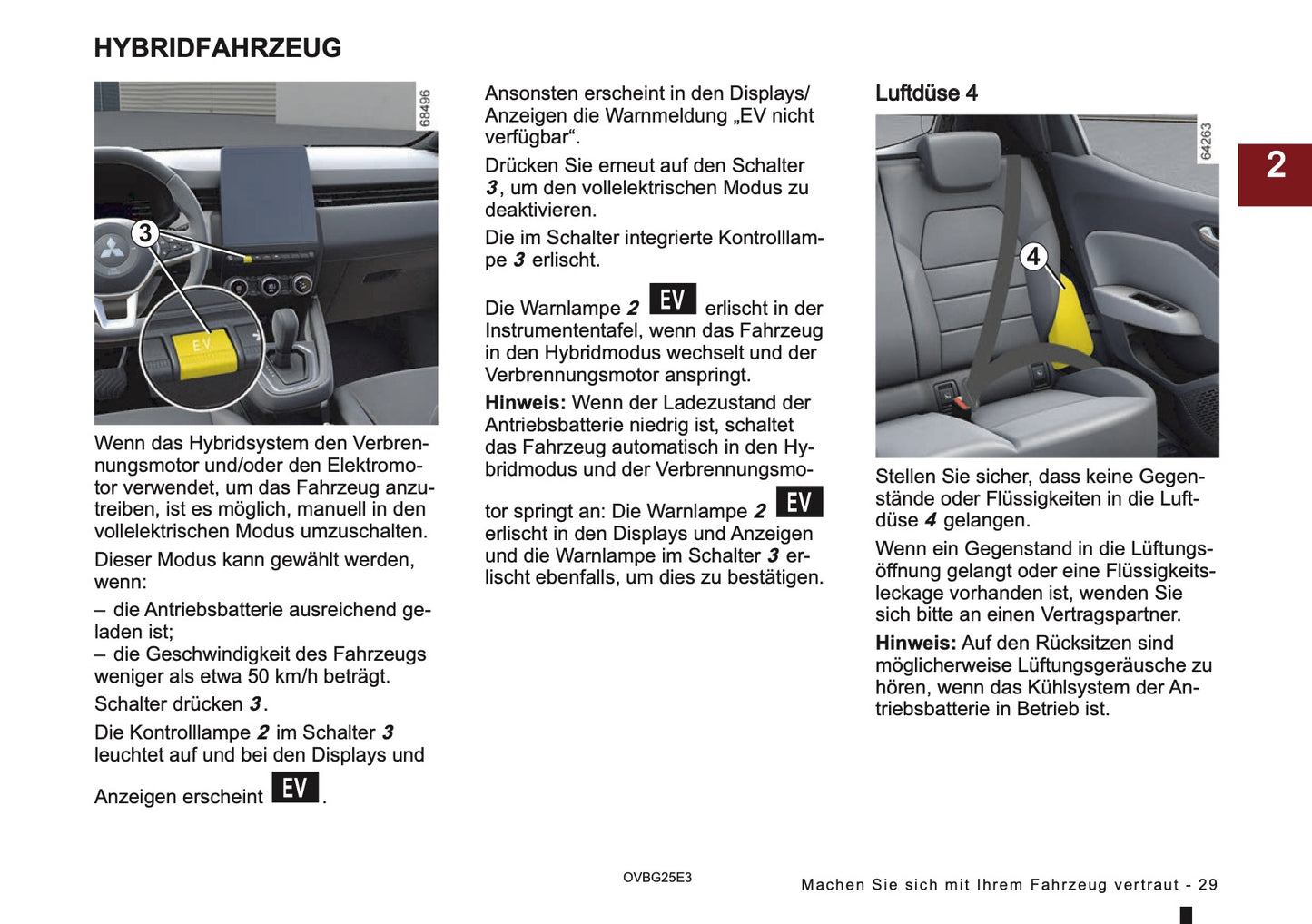 2025 Mitsubishi Colt Bedienungsanleitung | Deutsch