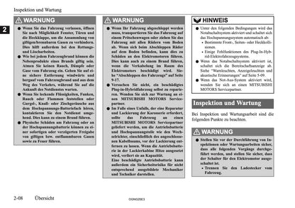 2025 Mitsubishi Outlander PHEV Bedienungsanleitung | Deutsch