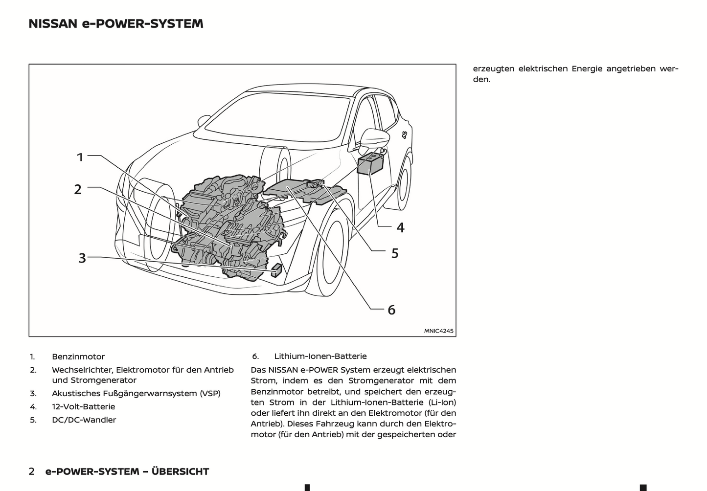 2024 Nissan Qashqai e-Power Bedienungsanleitung | Deutsch