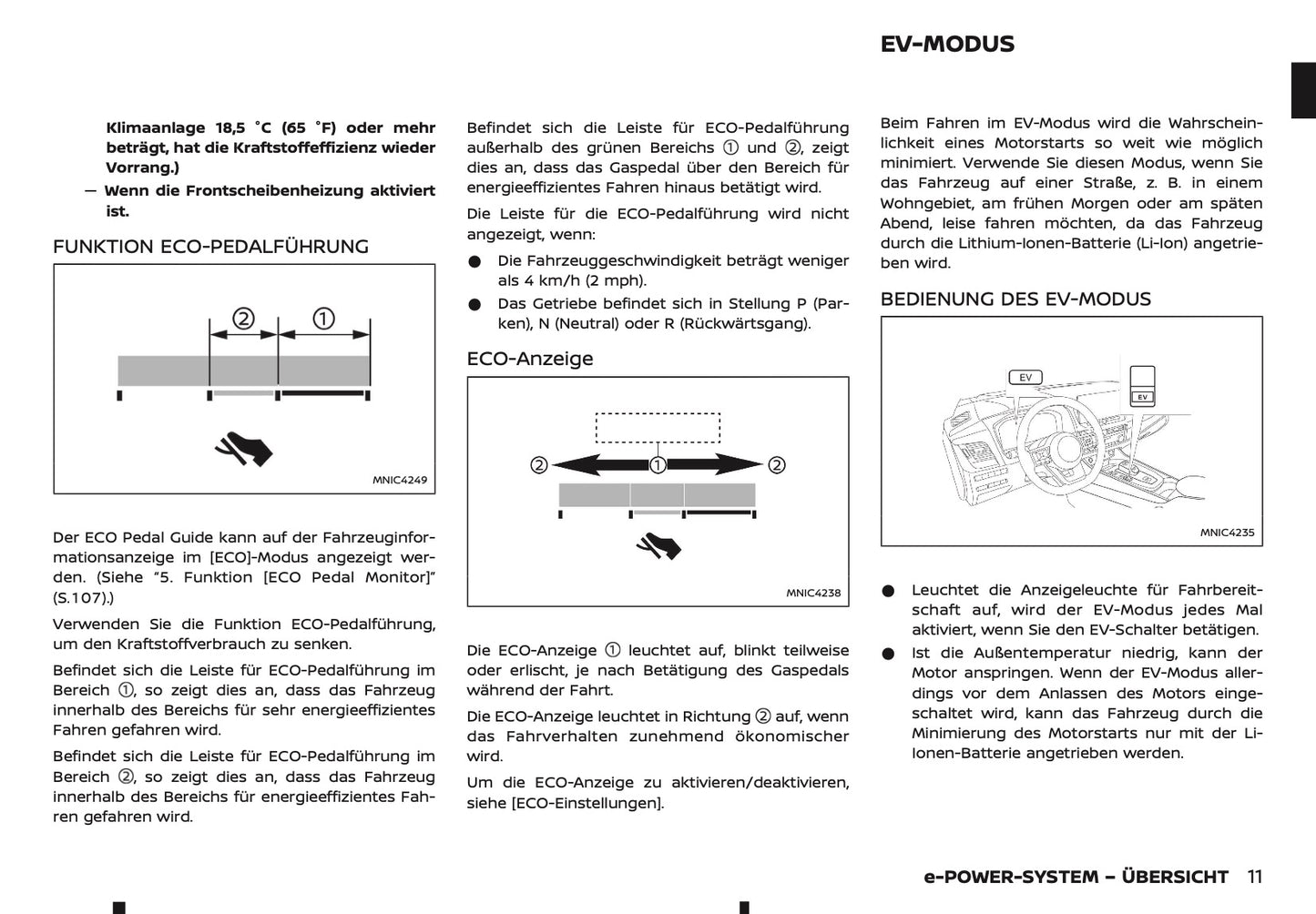 2025-2026 Nissan Qashqai e-Power Bedienungsanleitung | Deutsch