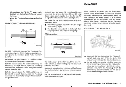 2025-2026 Nissan Qashqai e-Power Bedienungsanleitung | Deutsch
