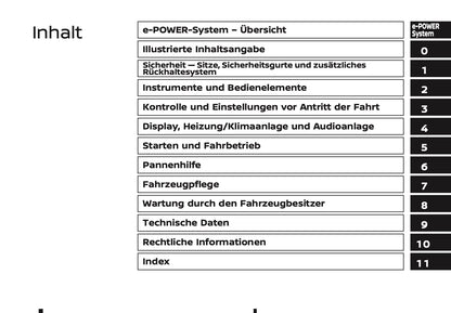 2025-2026 Nissan Qashqai e-Power Bedienungsanleitung | Deutsch