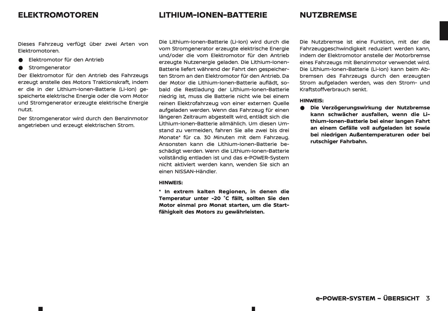 2025-2026 Nissan Qashqai e-Power Bedienungsanleitung | Deutsch
